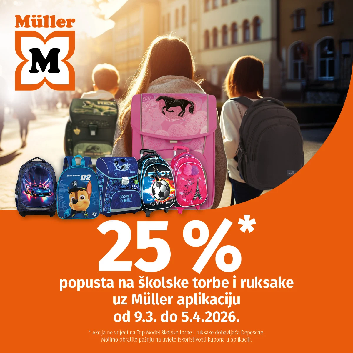 20260395 Banner 25% auf Schulranzen+Rucksäcke 1200x1200 HR 01 extern